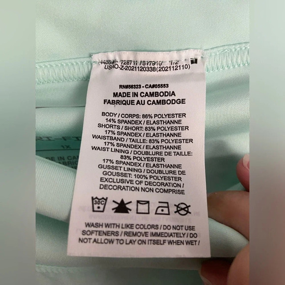 NIKE Pleated 15” Golf Skort Mint Green Sz 1X - Picture 4 of 12